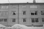 Rådmannen 7. Byggnad II.  Del av fasad mot nordost.