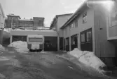 Fiskaren 7. Byggnad II. Översikt från nordväst. Bil-Nordlund.