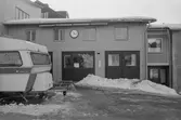 Fiskaren 7. Byggnad II. Fasad mot nordost, nedre delen. Bil-Nordlund.