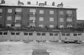 Styrmannen 3. Byggnad I. Del av fasad mot nordväst.