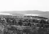 Siljansnäsbygden från Björkberget.

