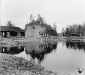 Limå bruk. Bruken med masugnsruinen.

