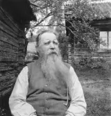 Bjursås, Falun. Limbo Erik Wallin f.d. soldat.

