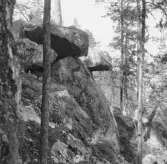 Bjursås, Falun. Gråhålsberget, Graftklippan.

