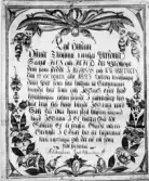 Bjursås, Falun. Stadig, bröllopstavla 1823.

