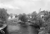 Delar av Gavleån i Gävle.