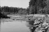 Norrströmmen med kilstensmur.