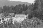 Rumpan nedanför Ramsele kraftverk. Forsnacken i Räbbstugeforsen.