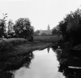 Avesta stad. Klosterskolan av slaggtegel.

