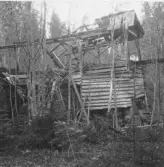 Bjursås, Falun. Gammal såg vid Rexbobäcken.


