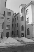 Rådhuset 4. Bakgård. Översikt från öst