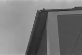 Telegrafen 20. Detalj takfot taköverbyggnad mot gården.