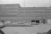 Köpmannen 9+10. Del av fasad mot nordväst.