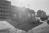 Taxi. Översikt från norr.