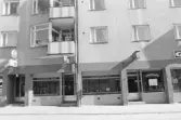 Förgyllaren 3. Byggnad I. Del av fasad mot nordväst.