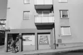Förgyllaren 3. Byggnad I. Gavel mot sydväst.