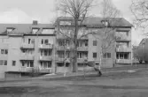 Assessorn 7. Byggnad I. Fasad mot sydväst, övre del.
