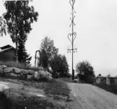 Leksand, Tällberg. Holen. Midsommarstång.

