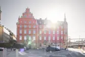 Petersenska huset på Munkbron i Gamla stan i Stockholm 