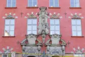 Petersenska huset på Munkbron i Gamla stan i Stockholm 