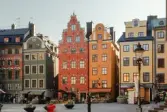 Byggnader på Stortorget i Gamla stan, Stockholm 