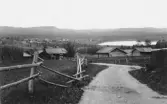 Leksand. Västberg, Opplimen, Sjugare och Risa från Västberg.


