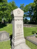 Vänersborg. Kapellkyrkogården, Johan Adolf Andersohns grav.
