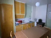 Kungsbergs bönhus, kök i lägenheten på första våningen.