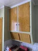Kungsbergs bönhus, kök i lägenheten på första våningen.