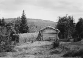 Leksand, Böle. Hölada med halmtak.

