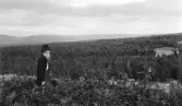 Leksand. Hästberg.  Tillas far. Romma och Insjön i bakgrunden.

