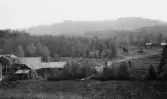 Leksand. Mårtanbergshyttan. Kvarn och mjölnargård t.v.

