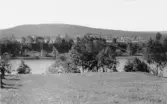 Gagnef. Västerfors. Ansjöberget och älven.

