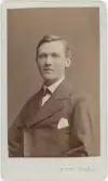 Kabinettsfotografi - man, Uppsala