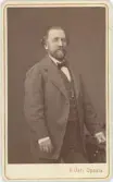 Kabinettsfotografi - baron von Düben, Uppsala