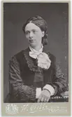 Kabinettsfotografi - E von Düben, Uppsala 1887