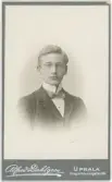 Kabinettsfotografi - Gustaf Bang, Uppsala 1902