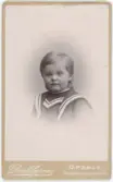Kabinettsfotografi - pojke, Uppsala