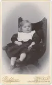 Kabinettsfotografi - barn, Uppsala 1895