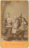 Kabinettsfotografi - familj, Uppsala