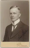 Kabinettsfotografi - Sven Linder, Uppsala 1917