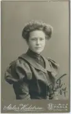 Kabinettsfotografi - Rut, Uppsala 1907