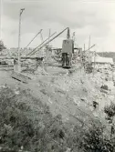 Byggandet av Älvkarleby kraftverk, omkring år 1906 (enligt text i album).