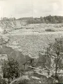 Byggandet av Älvkarleby kraftverk, omkring år 1906 (enligt text i album).