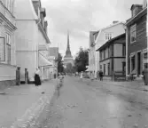Mora, Mora strand. Kyrkgatan.

