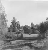 Mora. Vinäs graven, Siljan i bakgrunden.

