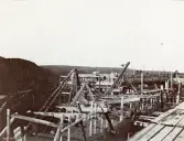 Byggandet av Älvkarleby kraftverk, omkring 1906 (enligt text i album).