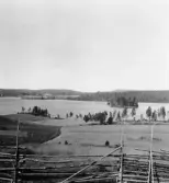Hedemora. Garpenberg. Björsjön från mellan Sollbo och Skaffarbo, Svedjorna i Grytnäs på  andra sidan. 1929-1930.