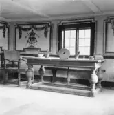 Hedemora. Garpenberg. Gammelgården. Interiör av arbetsstuga. 1929-1930.