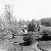 Hedemora. Garpenberg. Herrgården. Parken och bron. 1929-1930.